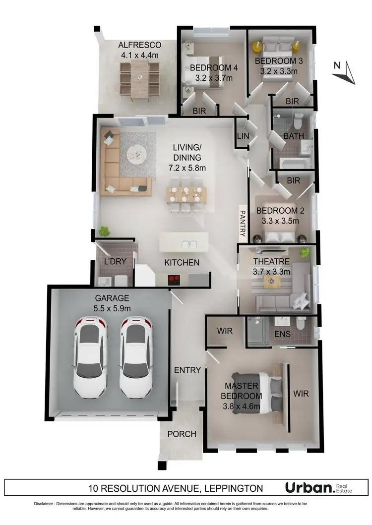 Floorplan of Homely house listing, 10 Resolution Avenue, Leppington NSW 2179