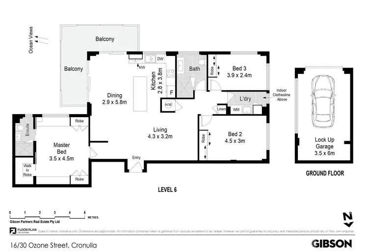 Floorplan of Homely apartment listing, 16/30 Ozone Street, Cronulla NSW 2230