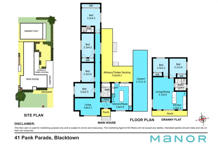 Floorplan of Homely house listing, 41 Pank Parade, Blacktown NSW 2148