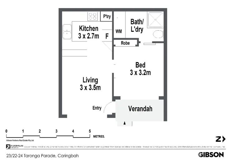 Floorplan of Homely villa listing, 23/22-24 Taronga Parade, Caringbah NSW 2229