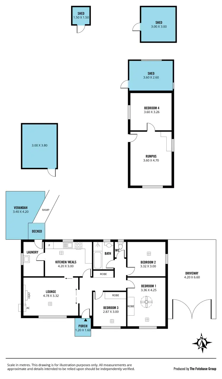 Floorplan of Homely house listing, 4 Inverell Avenue, North Plympton SA 5037