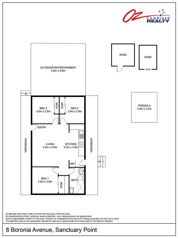 Floorplan of Homely house listing, 8 Boronia Avenue, Sanctuary Point NSW 2540