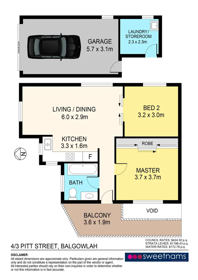 Floorplan of Homely unit listing, 4/3 Pitt Street, Balgowlah NSW 2093