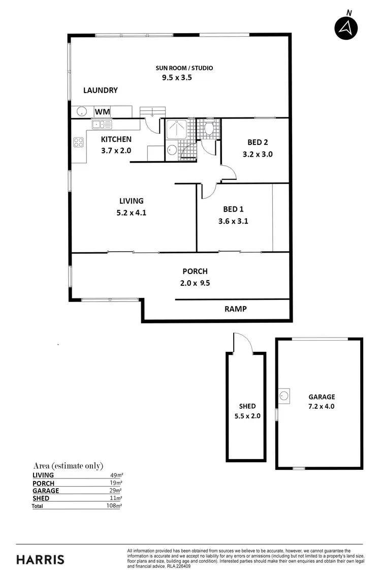 Floorplan of Homely house listing, 43 Hero Avenue, Middleton SA 5213