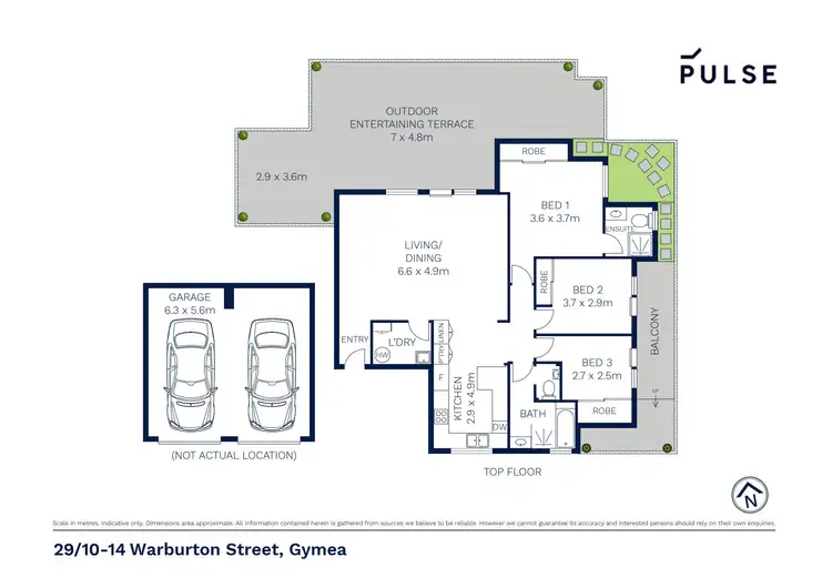 Floorplan of Homely apartment listing, 29/10-14 Warburton Street, Gymea NSW 2227