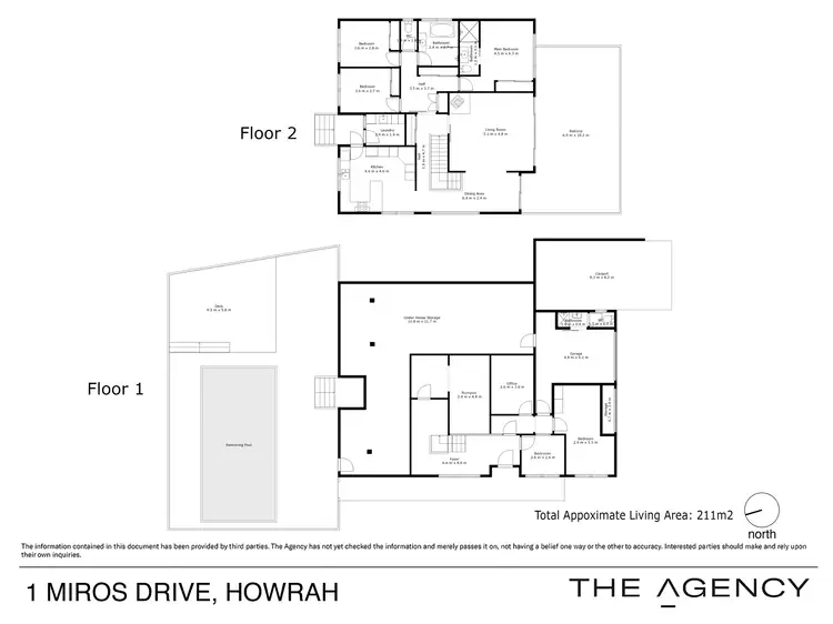Floorplan of Homely house listing, 1 Miros Drive, Howrah TAS 7018