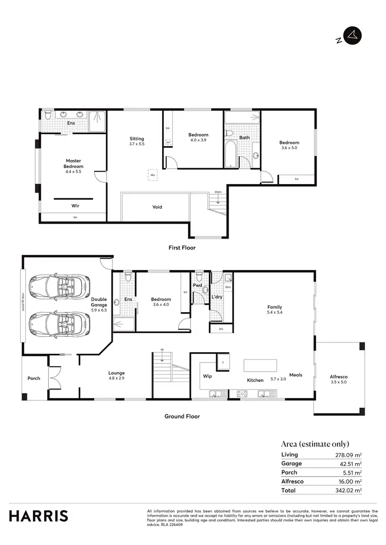 Floorplan of Homely house listing, 8a Pitcairn Grove, West Lakes SA 5021