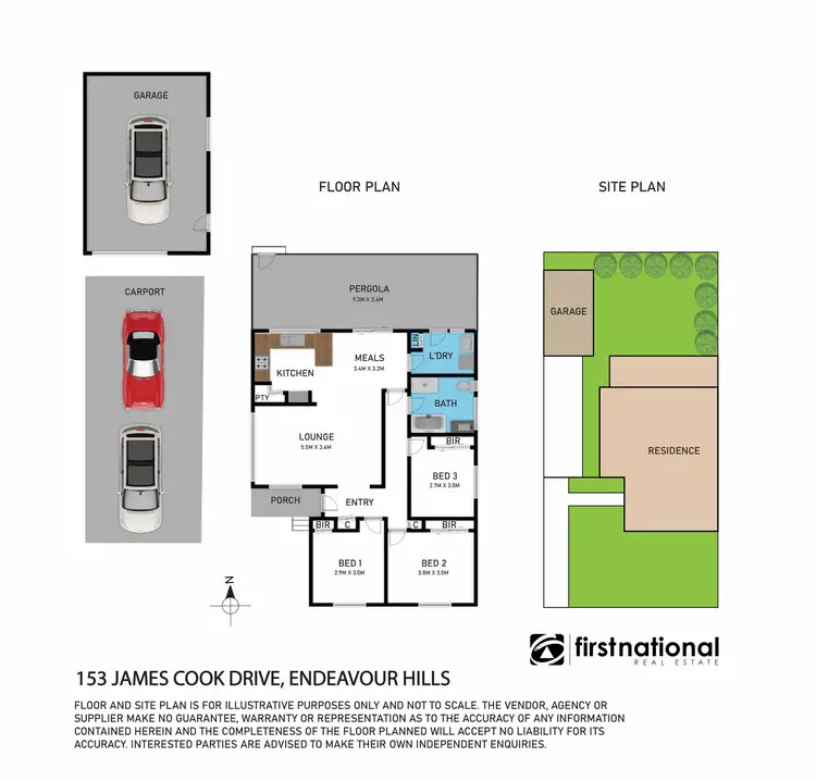 Floorplan of Homely house listing, 153 James Cook Drive, Endeavour Hills VIC 3802