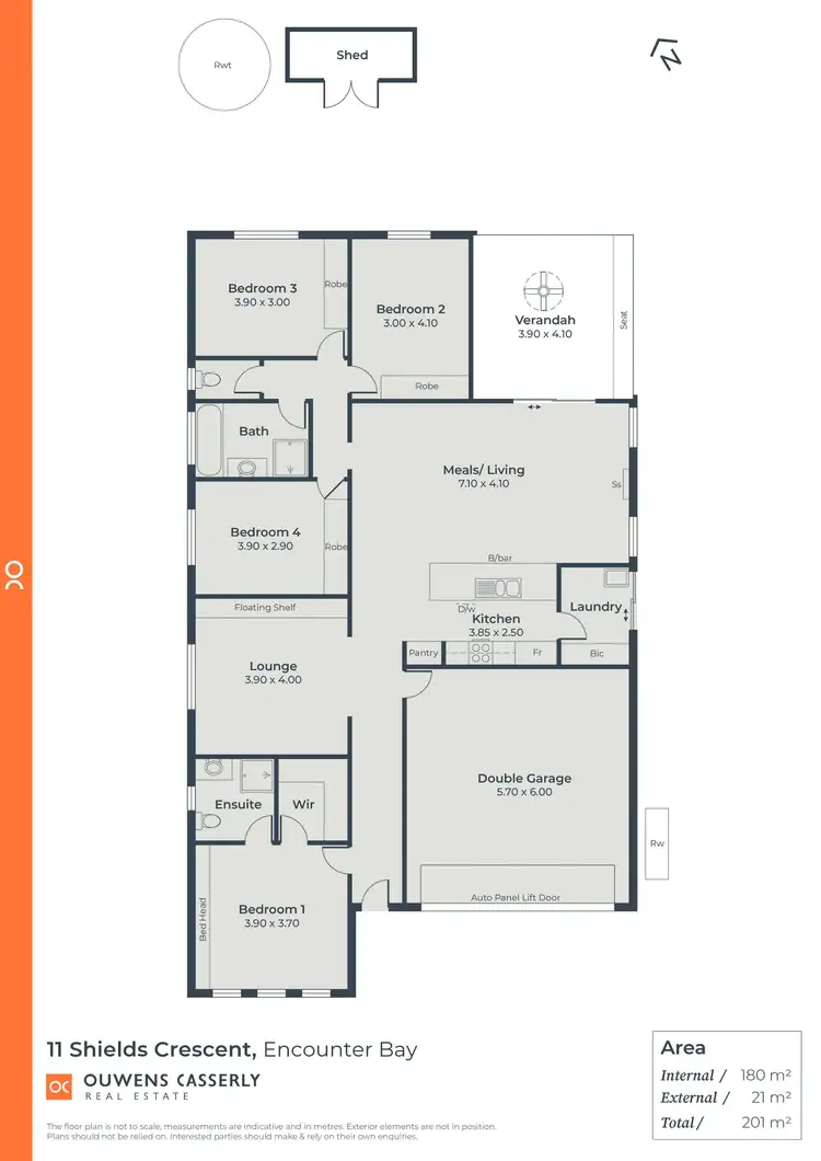 Floorplan of Homely house listing, 11 Shields Crescent, Encounter Bay SA 5211