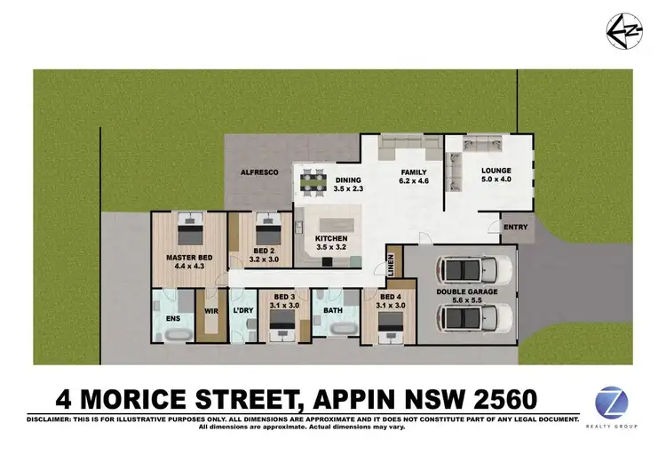 Floorplan of Homely house listing, 4 Morice Street, Appin NSW 2560