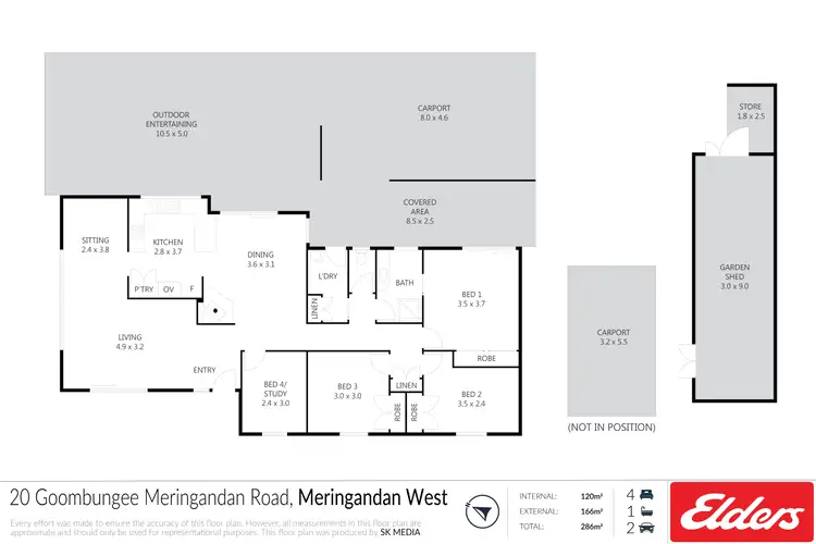 Floorplan of Homely house listing, 20 Goombungee-Meringandan Road, Meringandan West QLD 4352