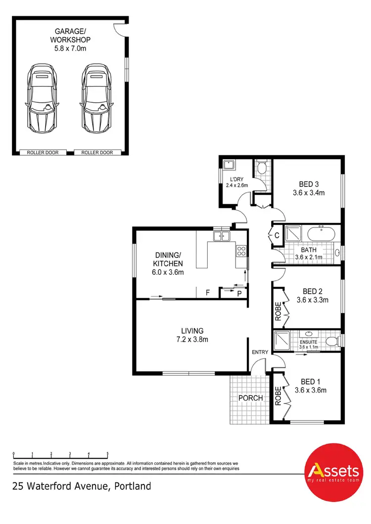 Floorplan of Homely house listing, 25 Waterford Avenue, Portland VIC 3305