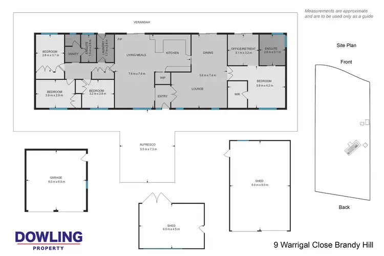 Floorplan of Homely house listing, 9 Warrigal Close, Brandy Hill NSW 2324