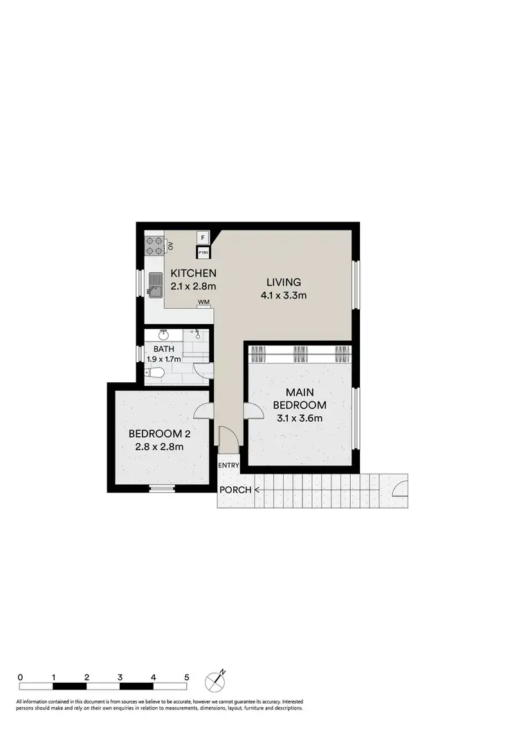 Floorplan of Homely apartment listing, 6/5 Charnwood Grove, St Kilda VIC 3182