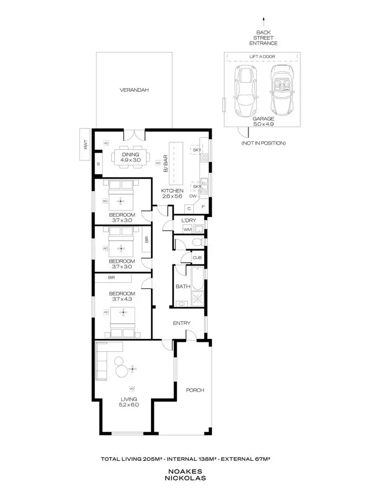 Floorplan of Homely house listing, 37 Penzance Street, Glenelg South SA 5045