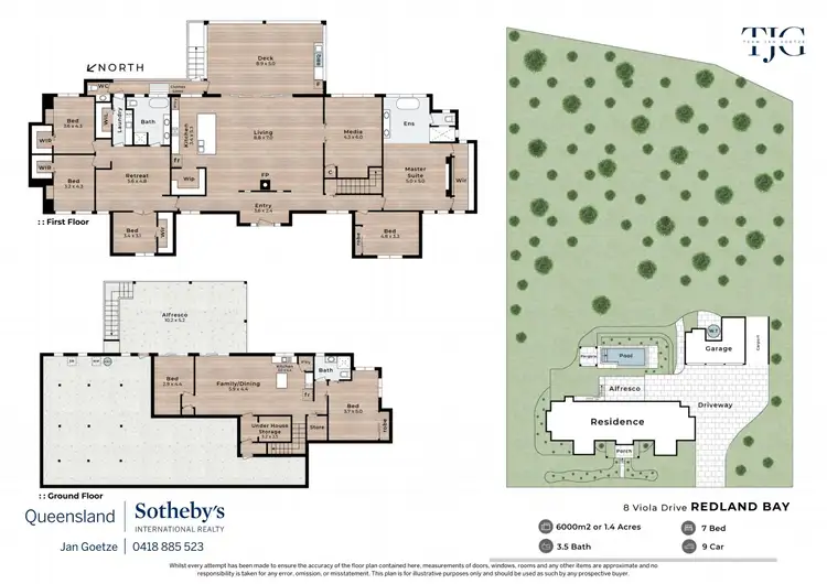 Floorplan of Homely house listing, 8 Viola Drive, Redland Bay QLD 4165