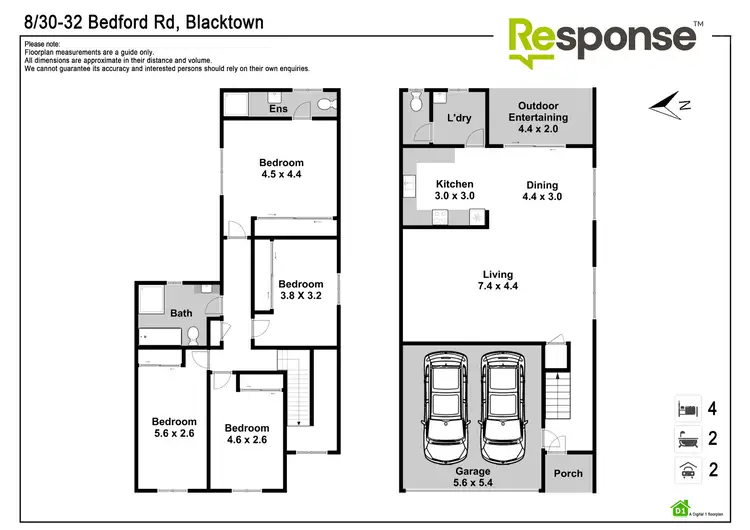 Floorplan of Homely house listing, 8/32 Bedford Road, Blacktown NSW 2148