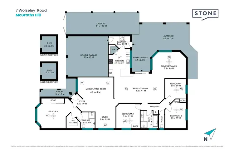 Floorplan of Homely house listing, 7 Wolseley Road, Mcgraths Hill NSW 2756