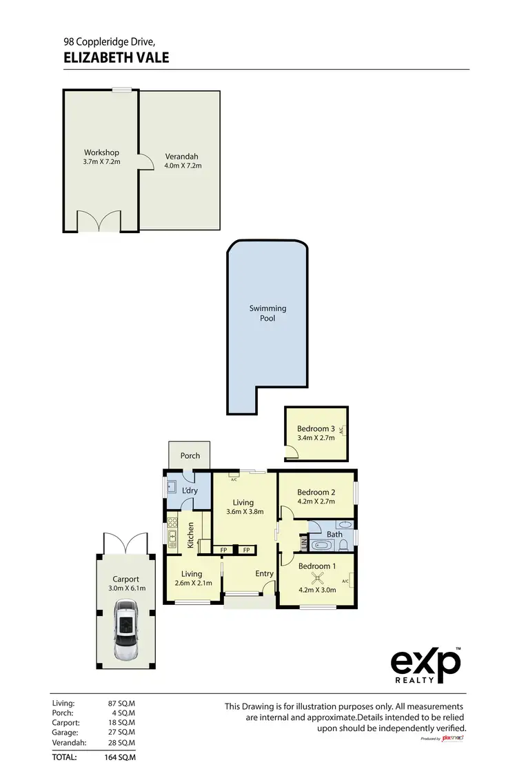 Floorplan of Homely house listing, 98 Coppleridge Drive, Elizabeth Vale SA 5112