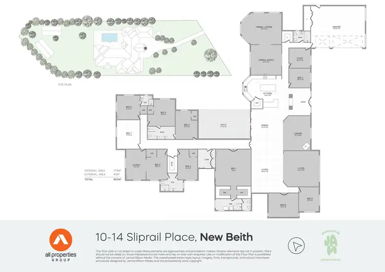 Floorplan of Homely house listing, 10-14 Sliprail Place, New Beith QLD 4124