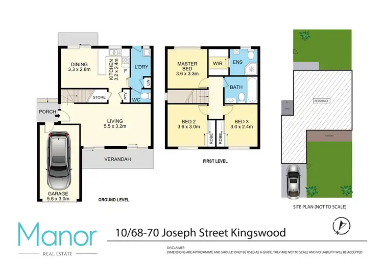 Floorplan of Homely townhouse listing, 10/68-70 Joseph Street, Kingswood NSW 2747