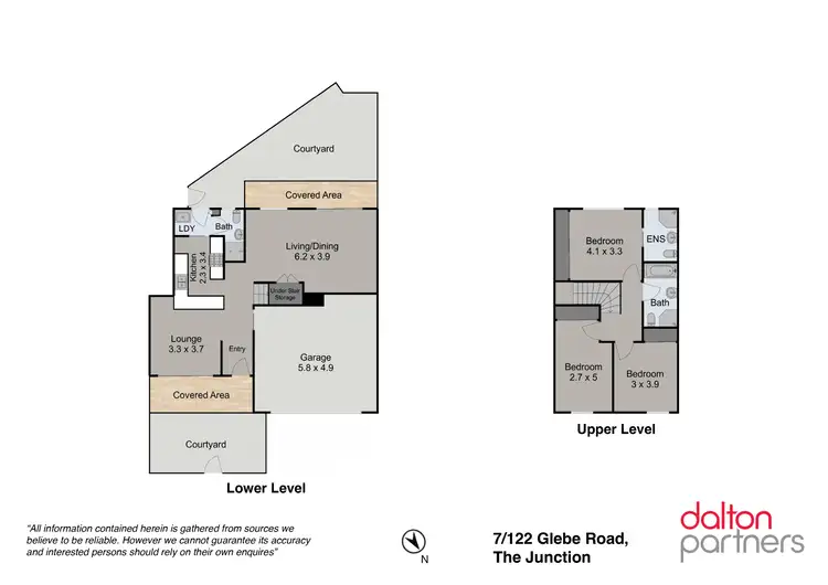 Floorplan of Homely townhouse listing, 7/122 Glebe Road, The Junction NSW 2291
