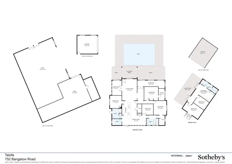 Floorplan of Homely rural property listing, 752 Bangalow Road, Talofa NSW 2481