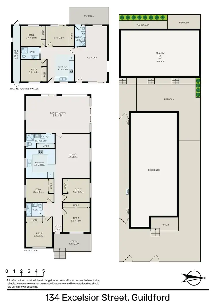 Floorplan of Homely house listing, 134 Excelsior Street, Guildford NSW 2161