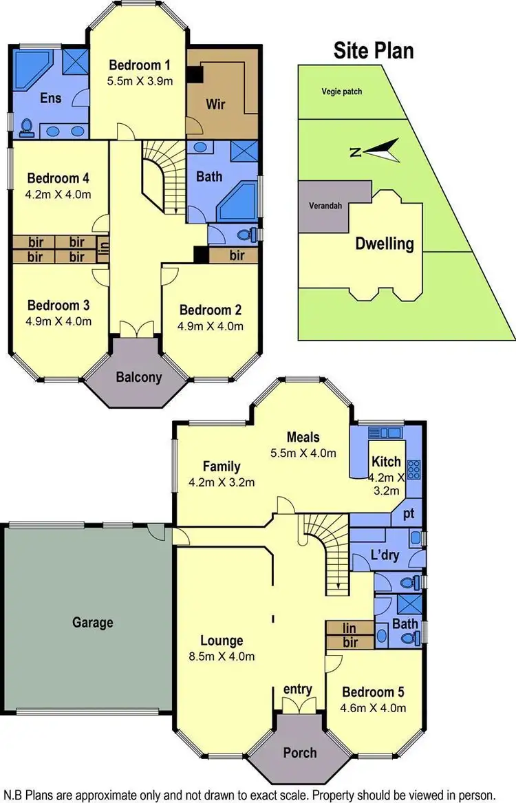 Floorplan of Homely house listing, 1 Bonney Court, Taylors Hill VIC 3037