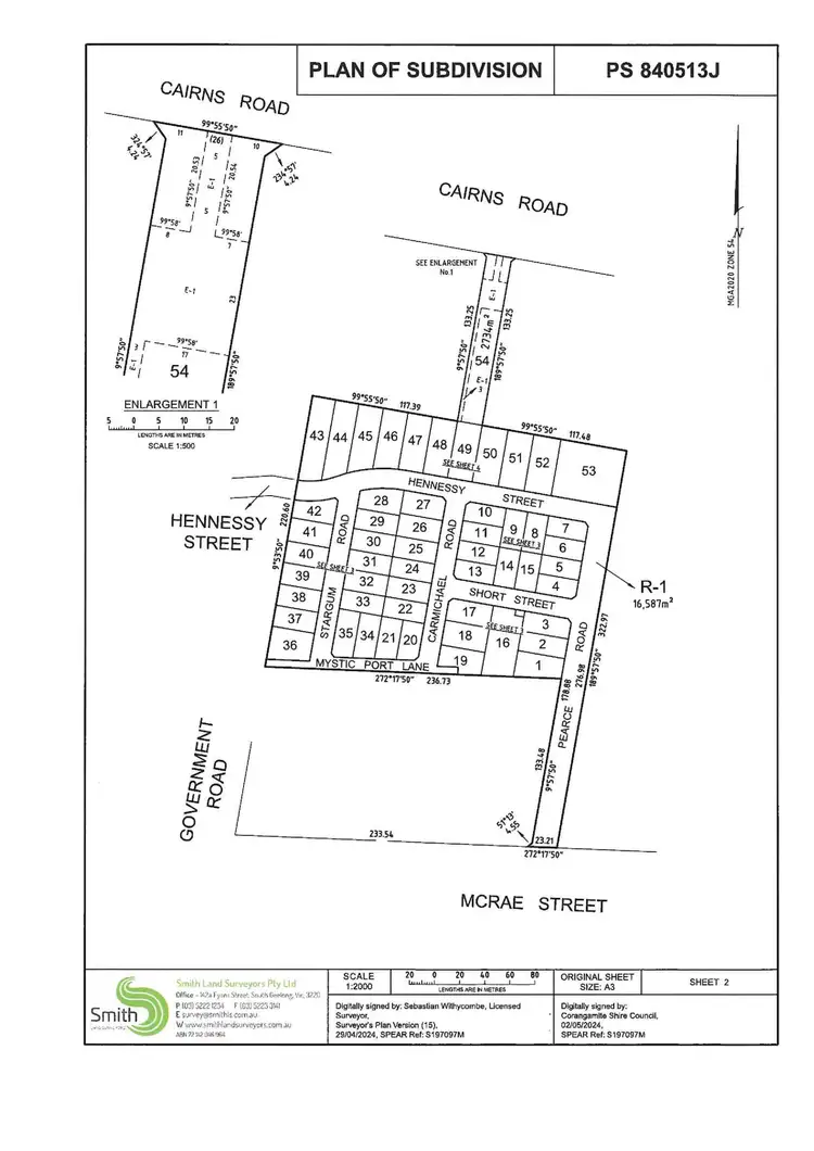 Floorplan of Homely land listing, 6 Stargum Road, Port Campbell VIC 3269