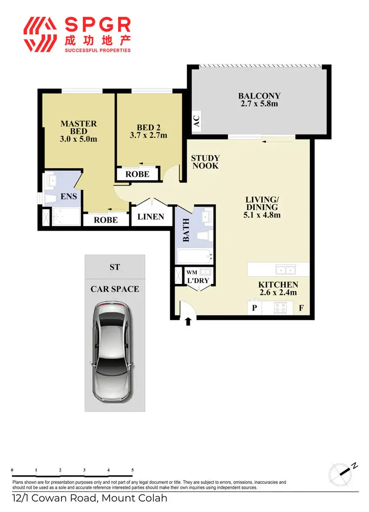 Floorplan of Homely apartment listing, 12/1 Cowan Road, Mount Colah NSW 2079