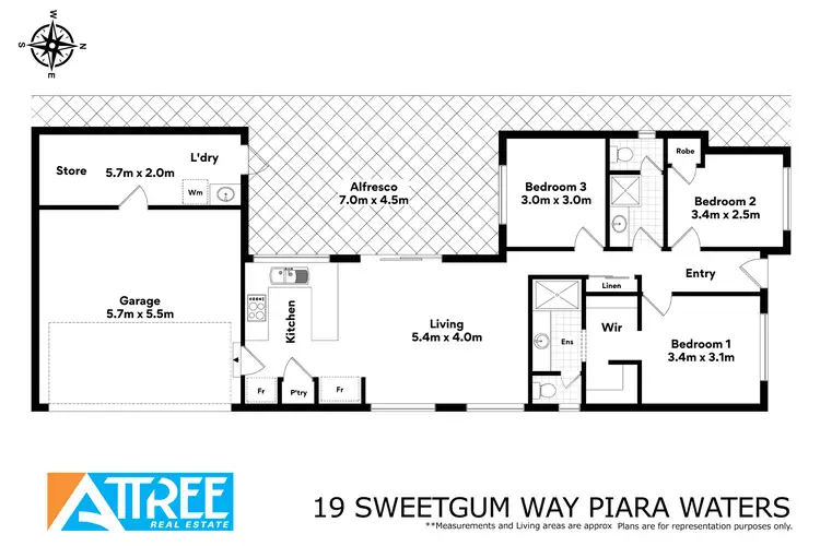 Floorplan of Homely house listing, 19 Sweetgum Way, Piara Waters WA 6112