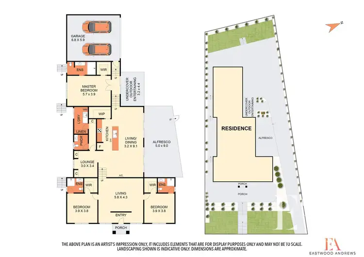 Floorplan of Homely house listing, 5-7 Mosman Way, Highton VIC 3216