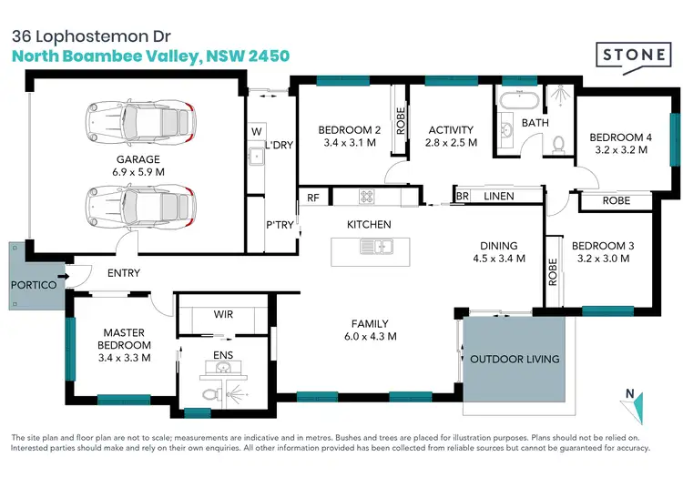 Floorplan of Homely house listing, 36 Lophostemon Drive, North Boambee Valley NSW 2450