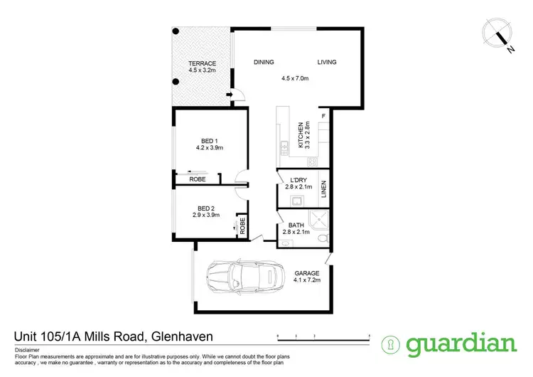 Floorplan of Homely villa listing, 1A Mills Road, Glenhaven NSW 2156