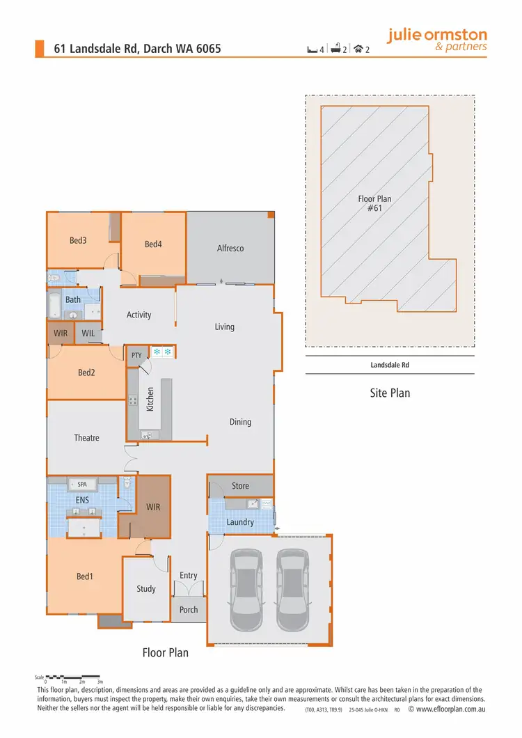 Floorplan of Homely house listing, 61 Landsdale Road, Darch WA 6065