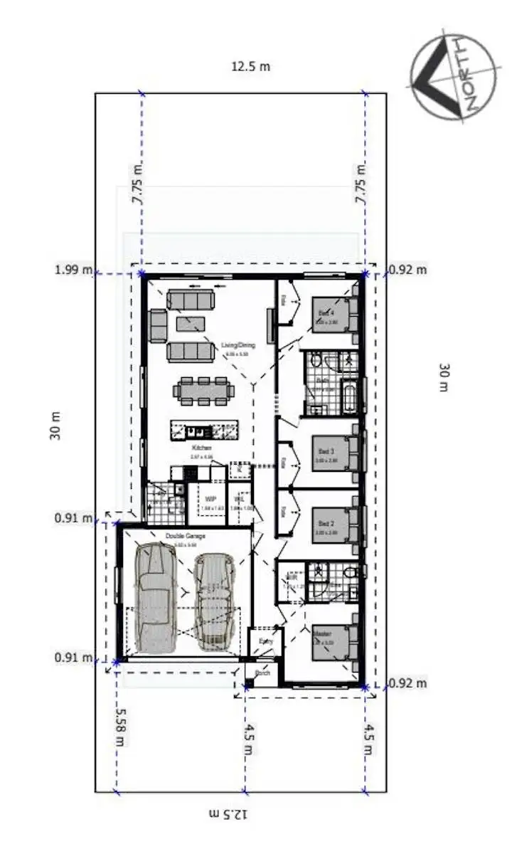 Floorplan of Homely house listing, Address available on request