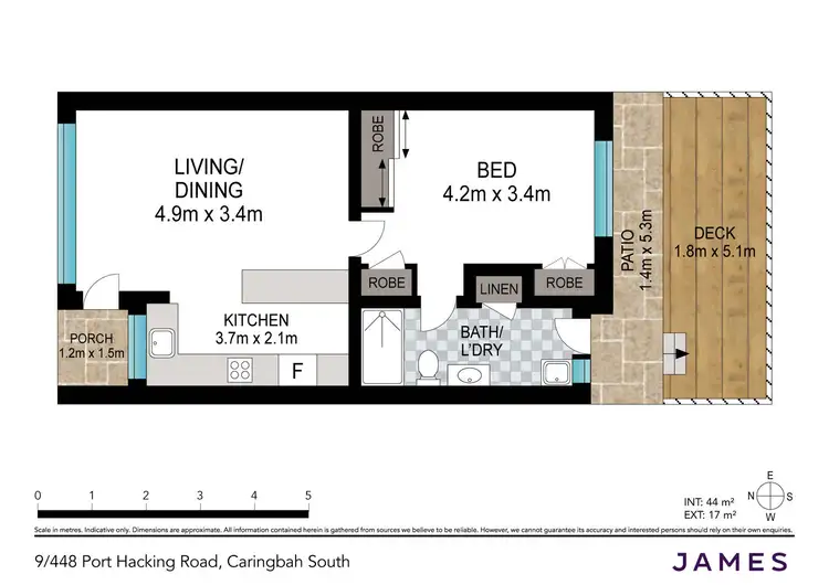 Floorplan of Homely villa listing, 9/448 Port Hacking Road, Caringbah South NSW 2229