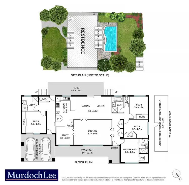 Floorplan of Homely house listing, 38 Brunette Drive, Castle Hill NSW 2154