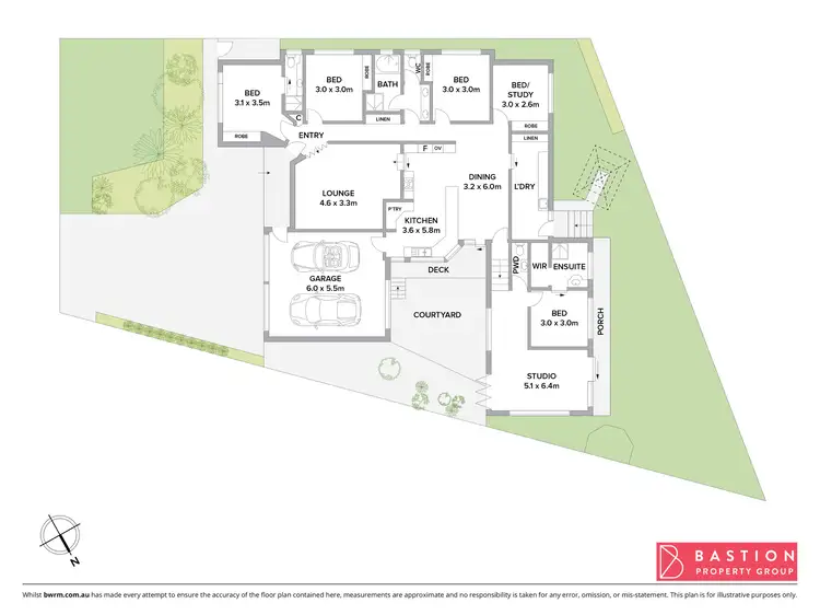 Floorplan of Homely house listing, 3 Morrison Place, Karabar NSW 2620
