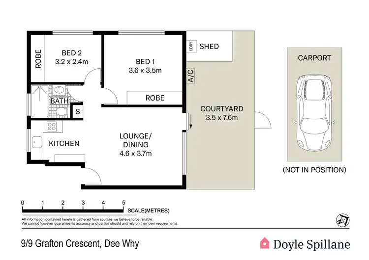 Floorplan of Homely apartment listing, 9/9 Grafton Crescent, Dee Why NSW 2099