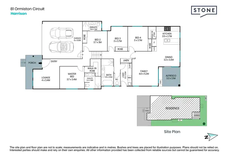 Floorplan of Homely house listing, 81 Ormiston Circuit, Harrison ACT 2914