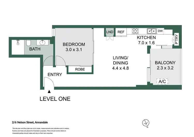 Floorplan of Homely apartment listing, 2/6 Nelson Street, Annandale NSW 2038