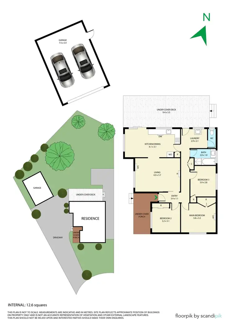 Floorplan of Homely house listing, 7 Cameelo Court, Ferntree Gully VIC 3156