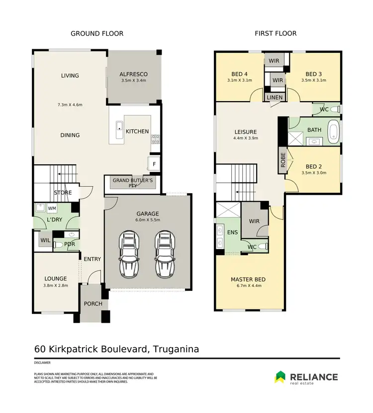 Floorplan of Homely house listing, 60 Kirkpatrick Boulevard, Truganina VIC 3029