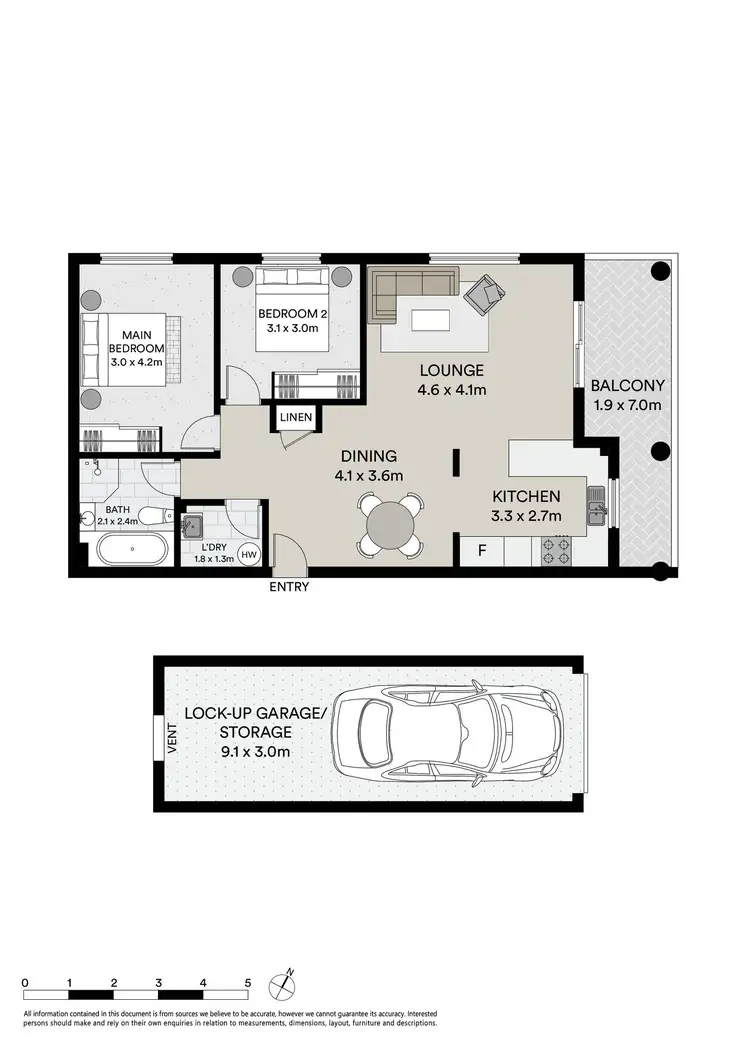 Floorplan of Homely apartment listing, 2/13 Oriental Street, Bexley NSW 2207
