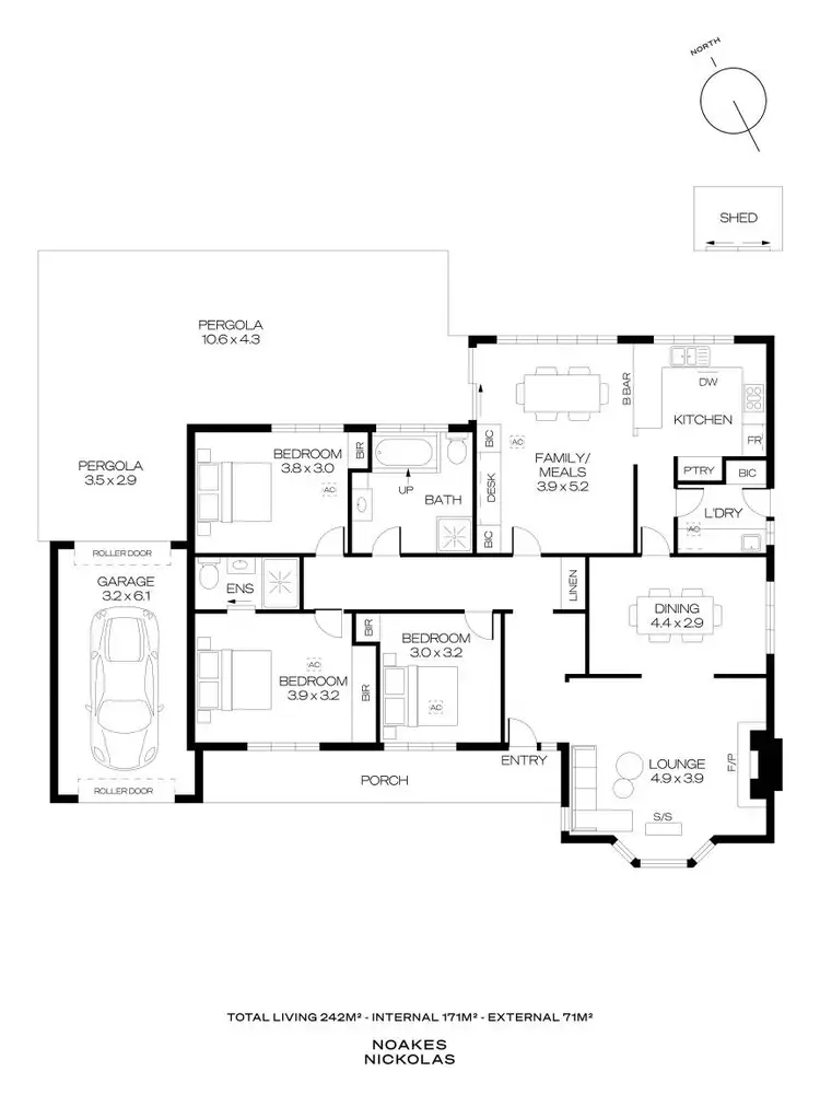 Floorplan of Homely house listing, 2 Glenway Road, Hallett Cove SA 5158