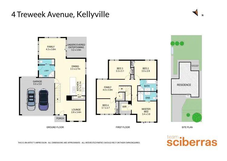 Floorplan of Homely house listing, 4 Treweek Avenue, North Kellyville NSW 2155