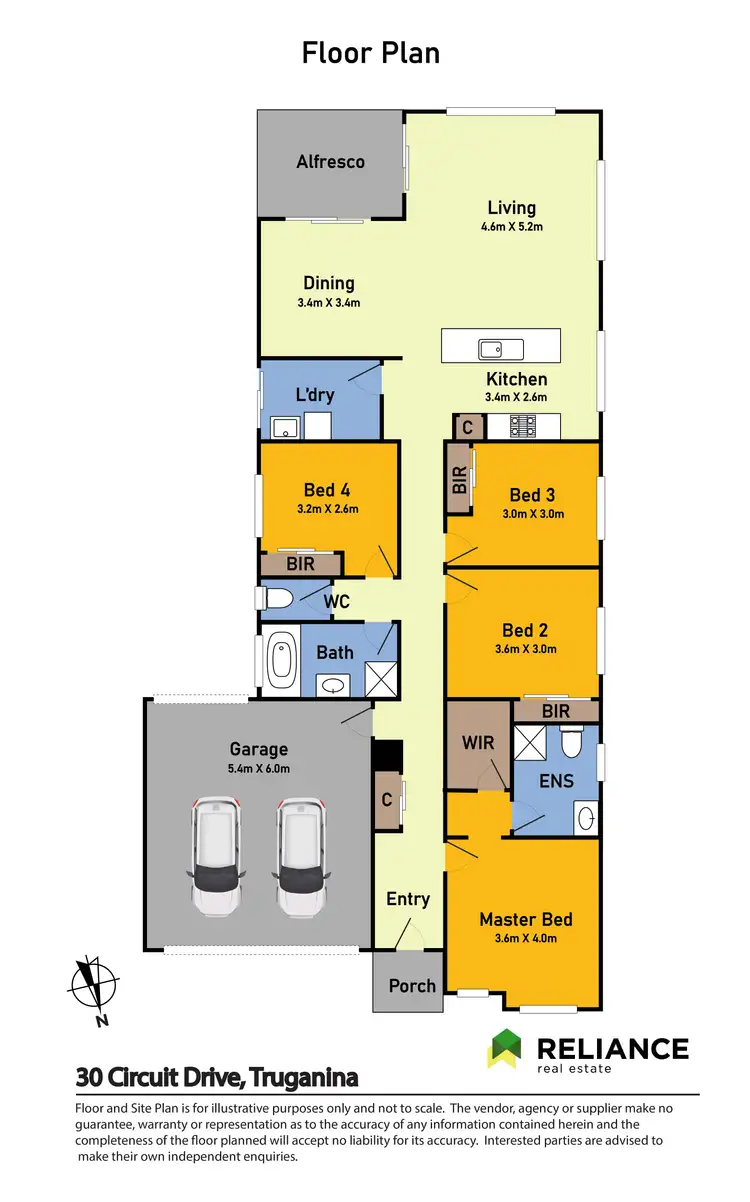 Floorplan of Homely house listing, 30 Circuit Drive, Truganina VIC 3029