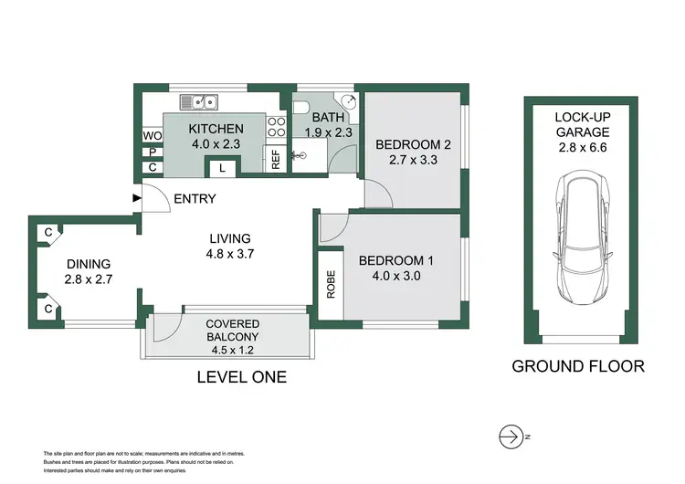 Floorplan of Homely unit listing, 2/2A Margaret Street, Fairlight NSW 2094